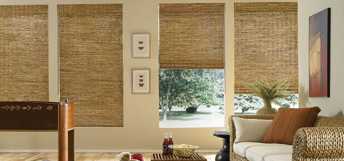 Custom Woven Wood Shades I Wooden Blinds - Windows Dressed Up