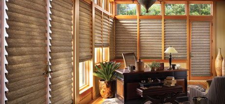 home office ideas den decorating ideas hunter douglas vignette roman shades