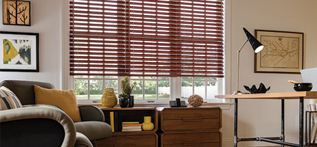 home office ideas den decorating ideas wooden blinds