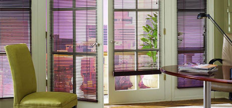 home office ideas den decorating ideas metal blinds